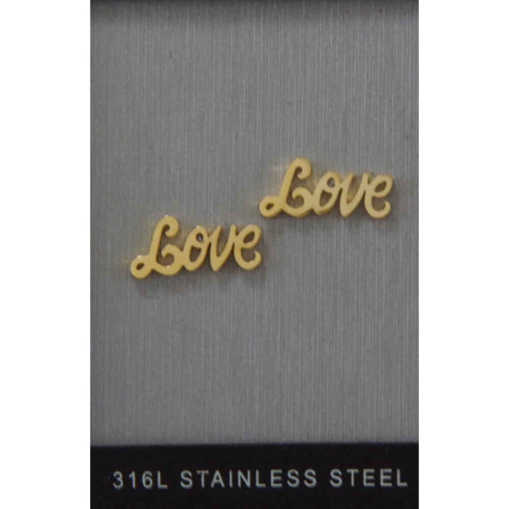 Little girls “LOVE” Earrings